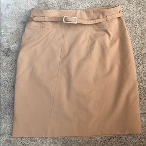 WORTHINGTON Petite Tan Skirt Sz 10p
